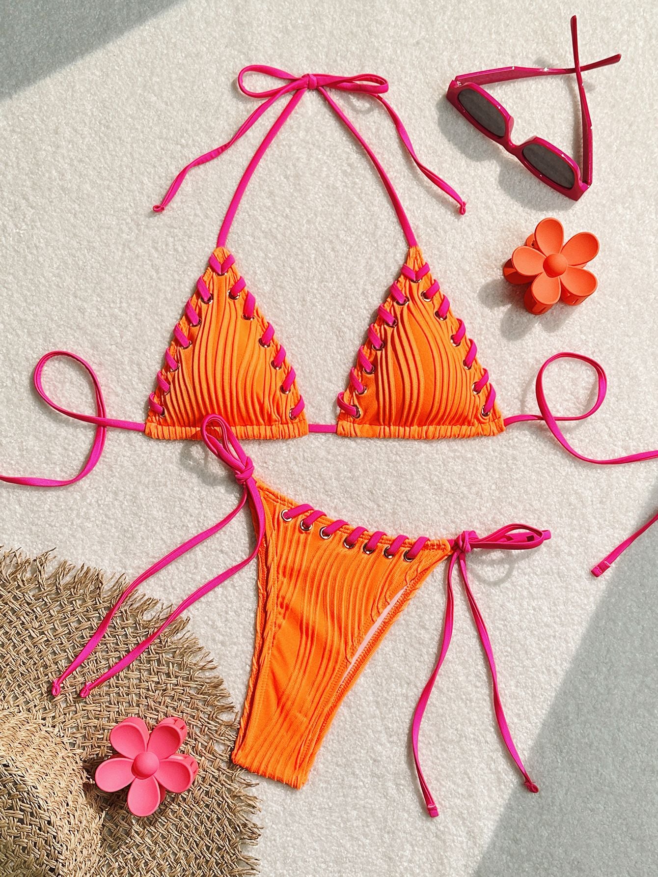 Opale Sable Bikini — fit and silhouette — Opale & Co. women's bikini swimwear