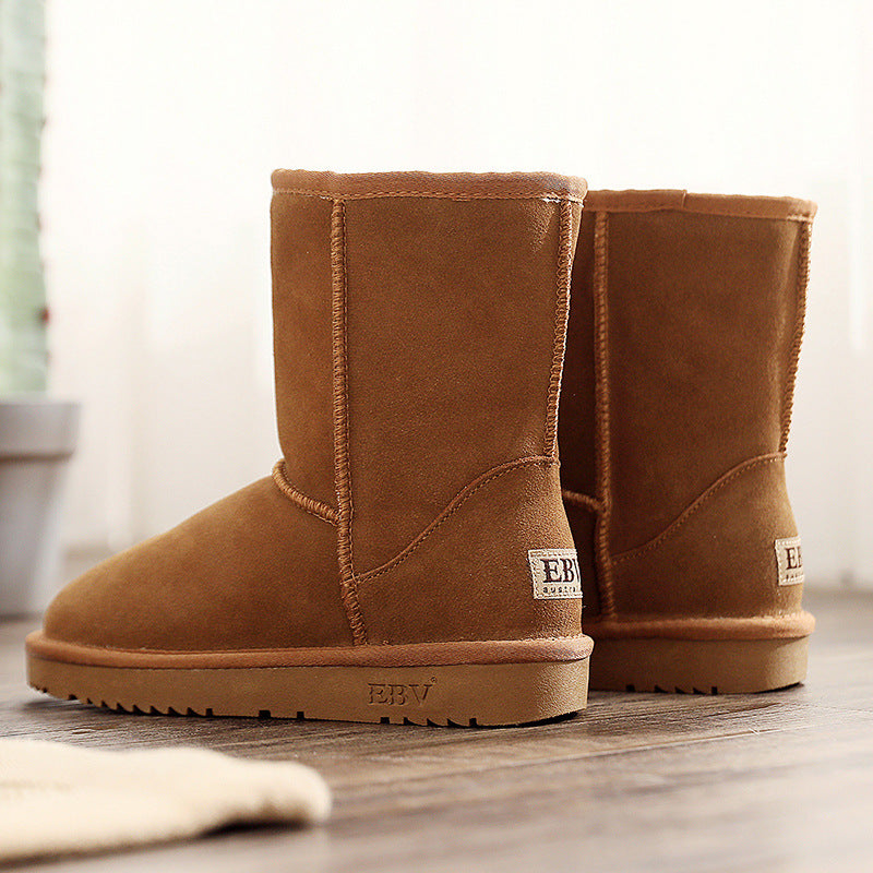 Aspen Leather Mid-Calf Snow Boot