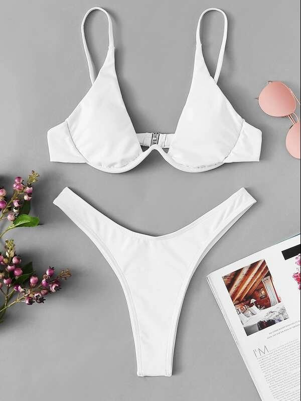 Opale Forme Bikini — colour detail — Opale & Co. women's bikini swimwear