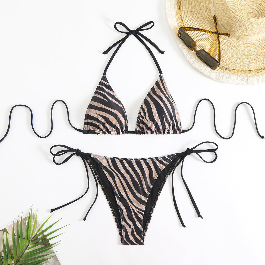 Opale Sauvage Bikini — side profile view — Opale & Co. women's bikini swimwear