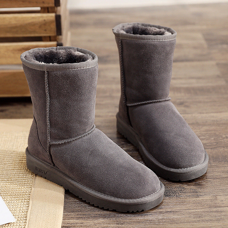 Aspen Leather Mid-Calf Snow Boot