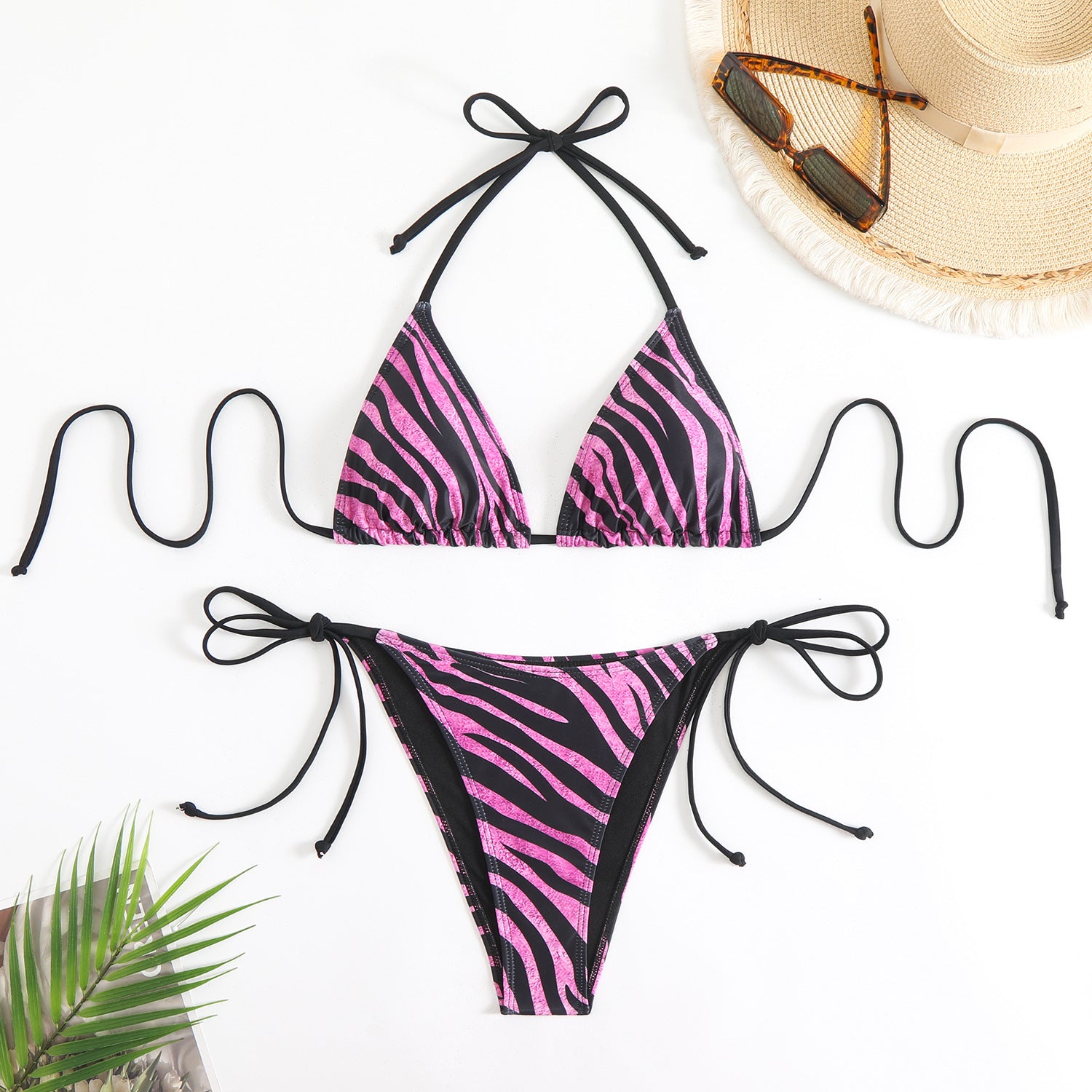 Opale Sauvage Bikini — close-up detail — Opale & Co. women's bikini swimwear