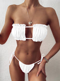 Opale Barcelo Bikini — flat lay — Opale & Co. women's bikini swimwear