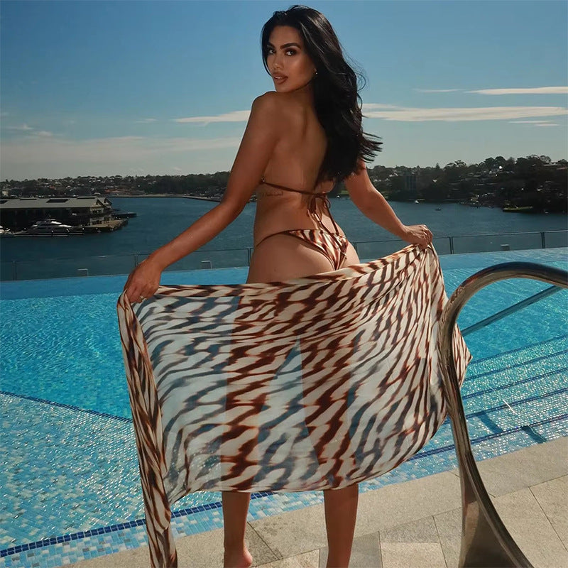 Opale Cascade Bikini — side profile view — Opale & Co. women's bikini swimwear