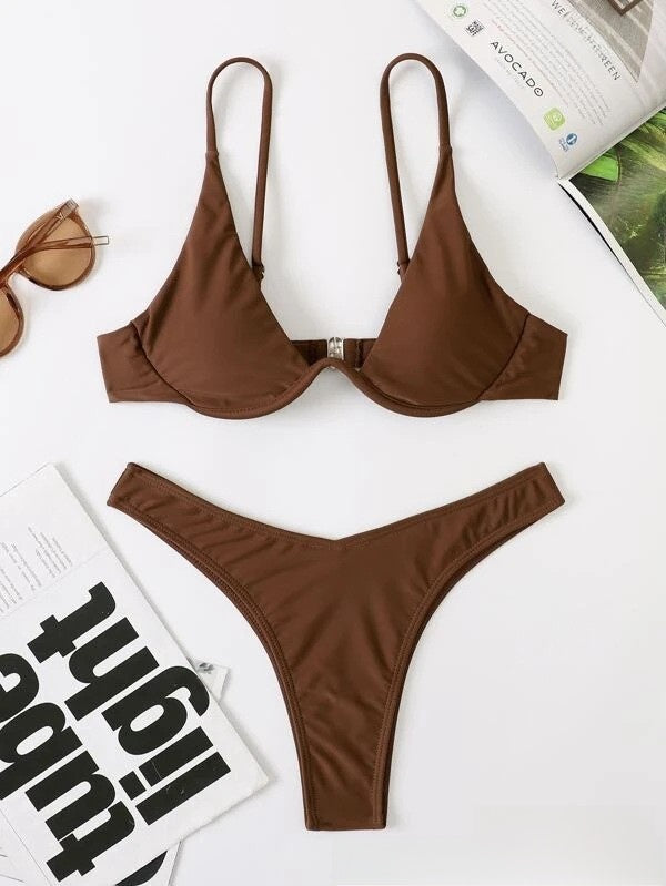 Opale Forme Bikini — side profile view — Opale & Co. women's bikini swimwear
