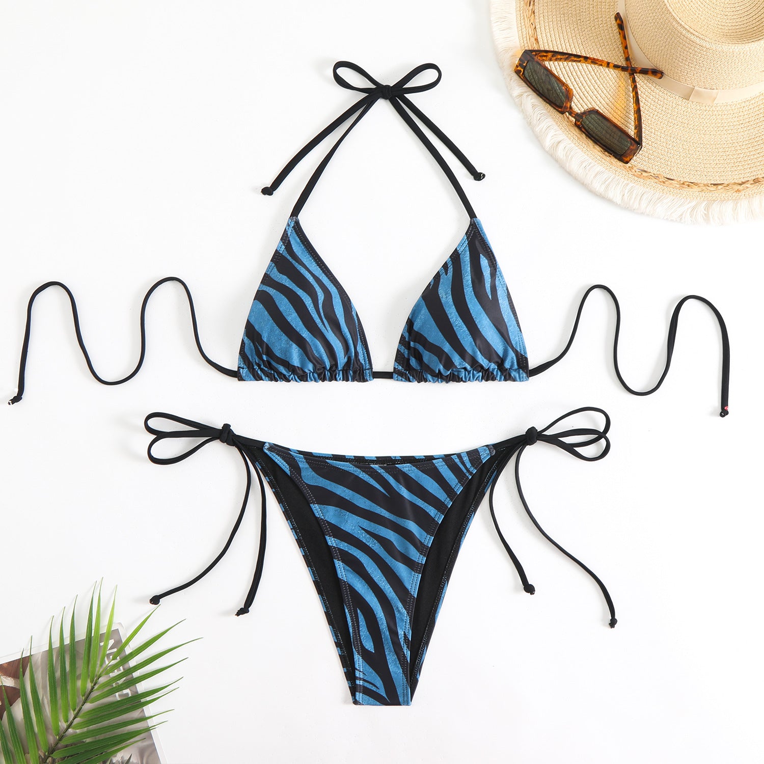 Opale Sauvage Bikini — lifestyle shot — Opale & Co. women's bikini swimwear