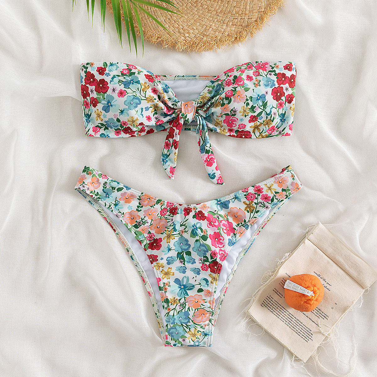 Opale Bloom Bikini — back view — Opale & Co. women's bikini swimwear