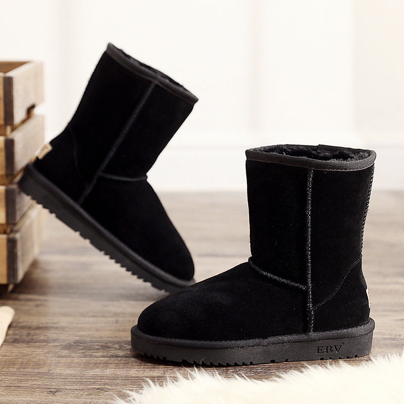 Aspen Leather Mid-Calf Snow Boot